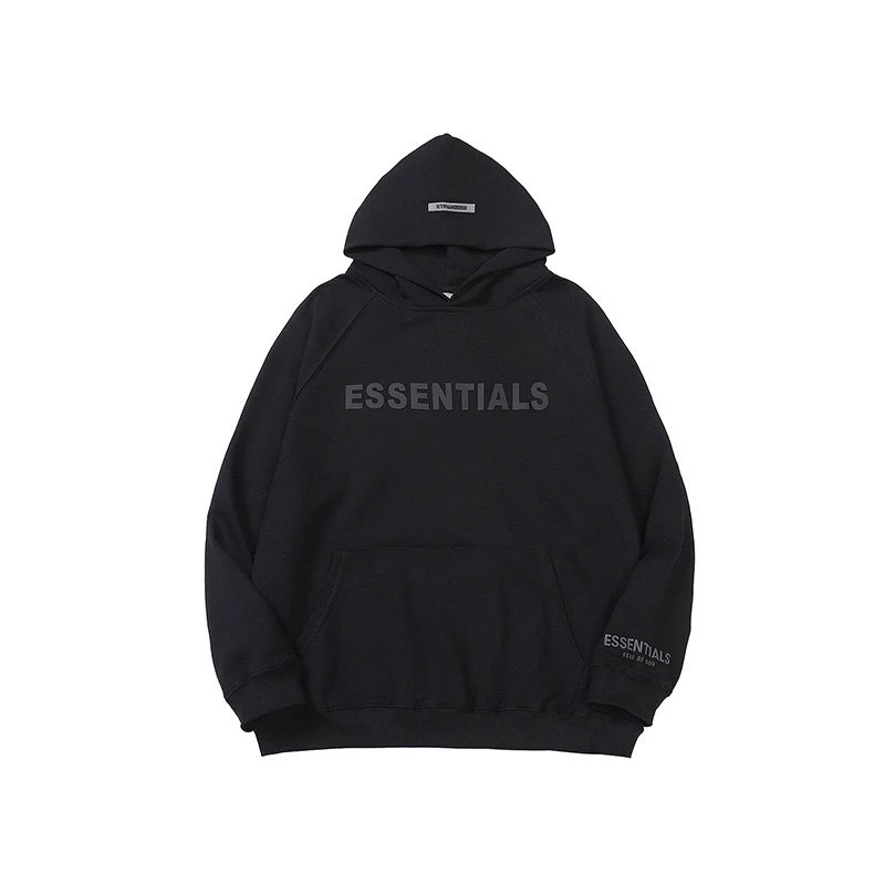Poleron Essential "Fear of god" Negro