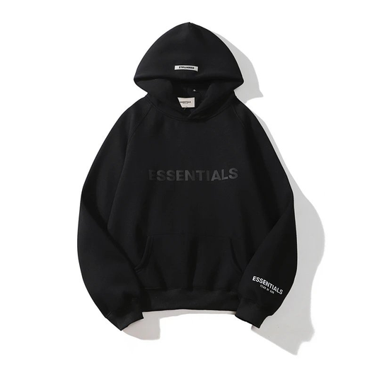 Poleron Essential "Fear of god" Negro