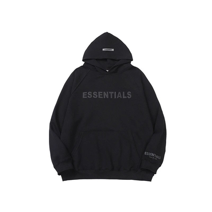 Poleron Essential "Fear of god" Negro