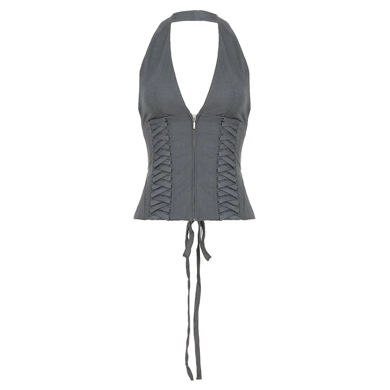 Corset Top Halter