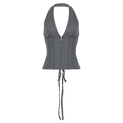 Corset Top Halter